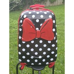 . Disney Store Minnie Mouse Small Hard Case Suitcase